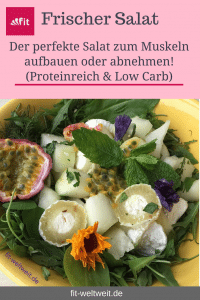 Heute habe ich einen besonders leckeren Salat für dich, der dich mit #Proteine versorgt und beim #Stoffwechsel unterstützen. Ich stehe total auf Honigmelone, #Maracuja und Minze - deswegen sind diese 3 Zutaten dabei. Meine Lieblings #Proteinquelle im Salat. Und weil ich nach dem Training im #Fitnessstudio Proteine brauche, mische ich ... #Sommerrezept #Muskelaufbau #Frauen
