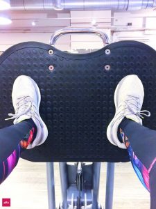 Po Muskulatur und Bein-Training mit der Beinpresse