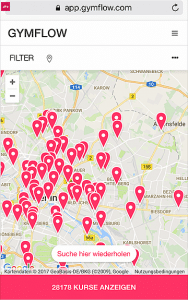 Gymflow Berlin Map