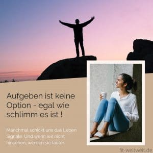 Meine damalige Beziehung & mein Job taten mir schon lange nicht mehr gut, aber ich hatte nie die Kraft, für mich einzustehen – ich hatte keinen STANDpunkt. Erst musste ich mir die Wirbelsäule brechen, um richtig STEHEN zu lernen. Manchmal schickt uns das Leben Signale.