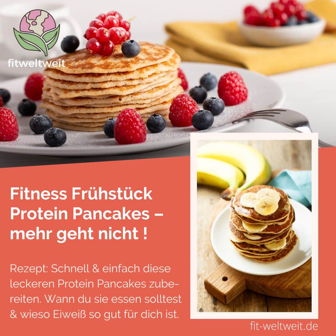 Fitness Frühstück Protein Pancakes mehr geht nicht