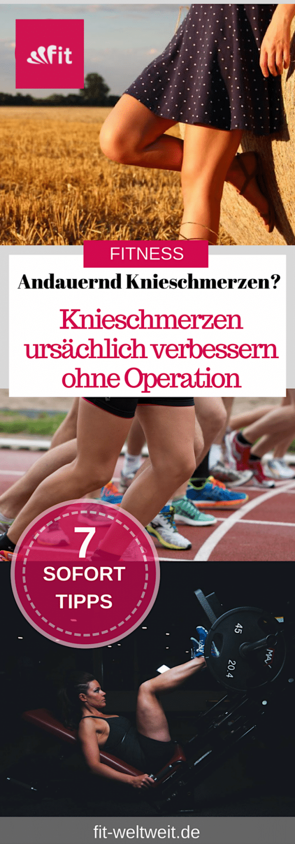 7 Tipps, Knieschmerzen nach dem Joggen ursächlich verbessern ohne Operation