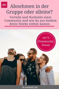 Du bist vielleicht auch ein Mensch, der in der #Gruppe stark ist und sich #Motivation durch andere Menschen holt? "Abnehmen in der Gruppe" im Rahmen meiner Abnehmtricks und Abnehmtipps Artikelserie (Anzeige), möchte ich ebenso auf die #Vorteile, aber auch die #Nachteile einer großen Community (Facebook-Gruppen) eingehen. #abenehmen
