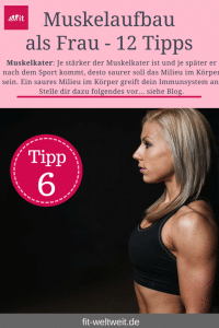 Muskelaufbau als Frau Tipp 6 - der Muskelkater. Tipp 6 Muskelwachstum. Um als #Frau Muskeln aufbauen zu können solltest du einige Tipps beachten. Mit diesen 12 Tipps, die dein Training und das Essen betreffen, kannst du zuhause auch als Anfänger richtig Muskeln aufbauen. Zusätzlich habe ich für dich einen #Muskelaufbau #Trainingsplan (speziell für Frauen) mit effektiven HIIT Übungen. Natürlich gelten die Tipps auch für Fitnessstudio Gänger. Die Tipps betreffen den gesamten Körper (Bauch, Beine, Brust, Po, Arme und Rücken). 