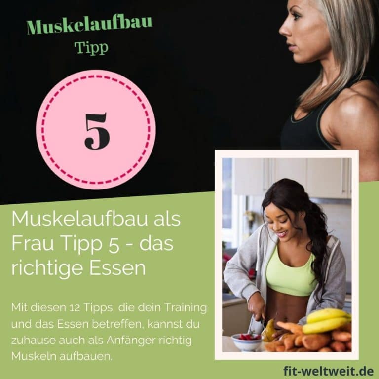 Muskelaufbau als Frau Tipp 5 Frauen Tipps zum Muskeln aufbauen