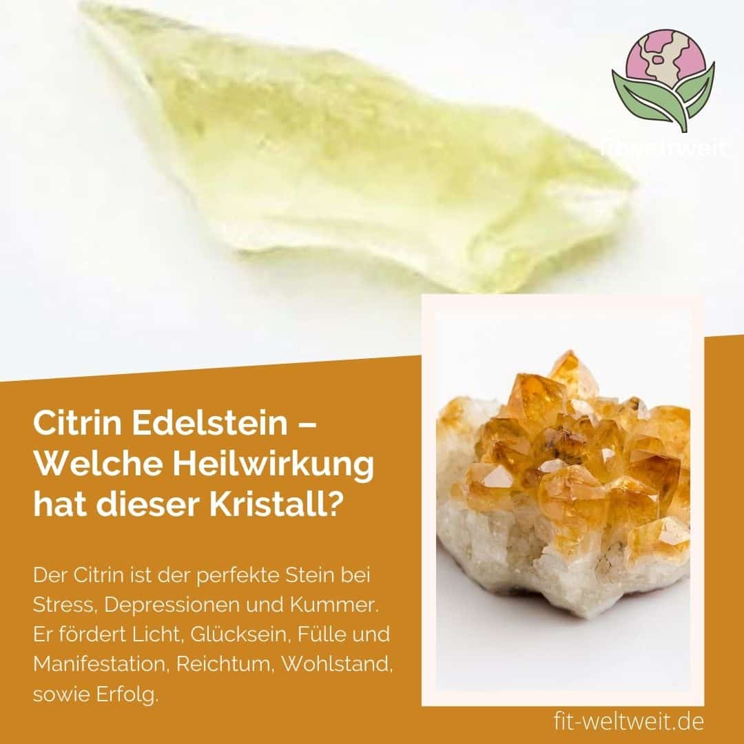 Citrin Edelstein – Welche Heilwirkung hat dieser Kristall