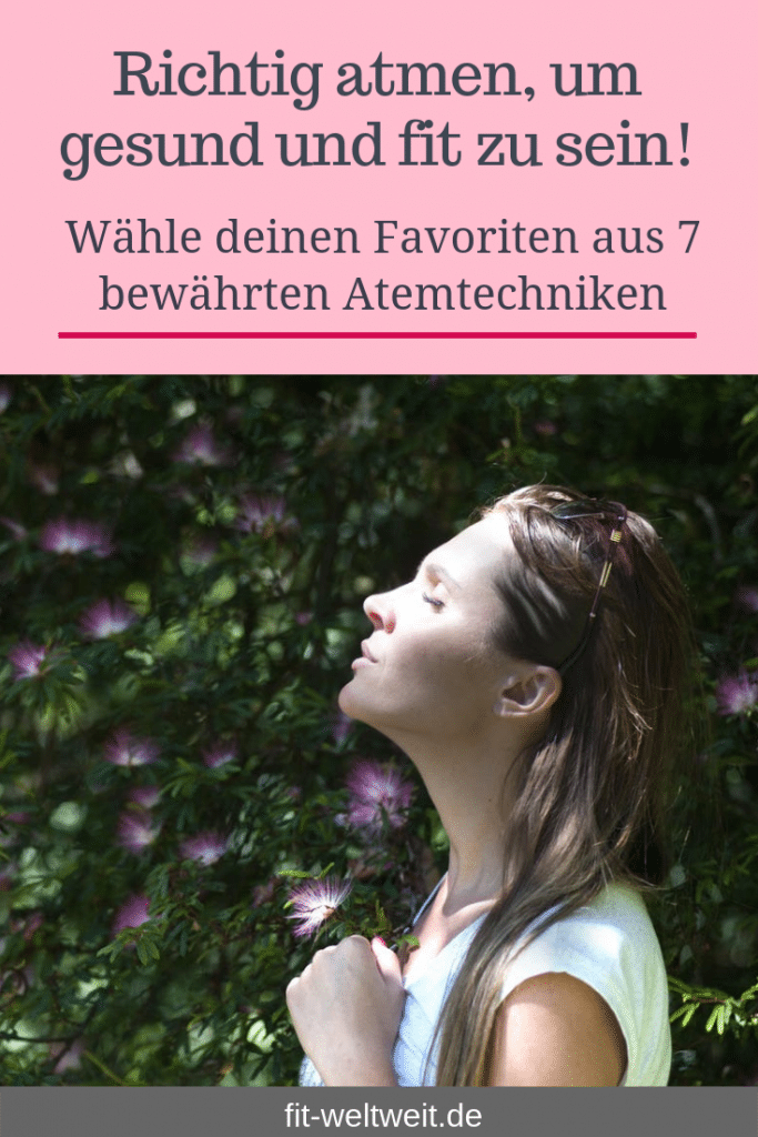 #ATMUNG #LERNEN #RICHTIG #ATMEN #GESUNDHEIT #ENTSPANNUNG 7 Atemtechniken für mehr Entspannung, die dich von Angst und Anspannung befreien und dich tiefenspannt machen. Genaue Atemübung-Anleitungen habe ich dir jeweils verlinkt. Besonders hilfreich sind die Atemtechniken, wenn du anschließend eine Meditation durchführen möchtest, um dich zu beruhigen und richtig zu atmen.