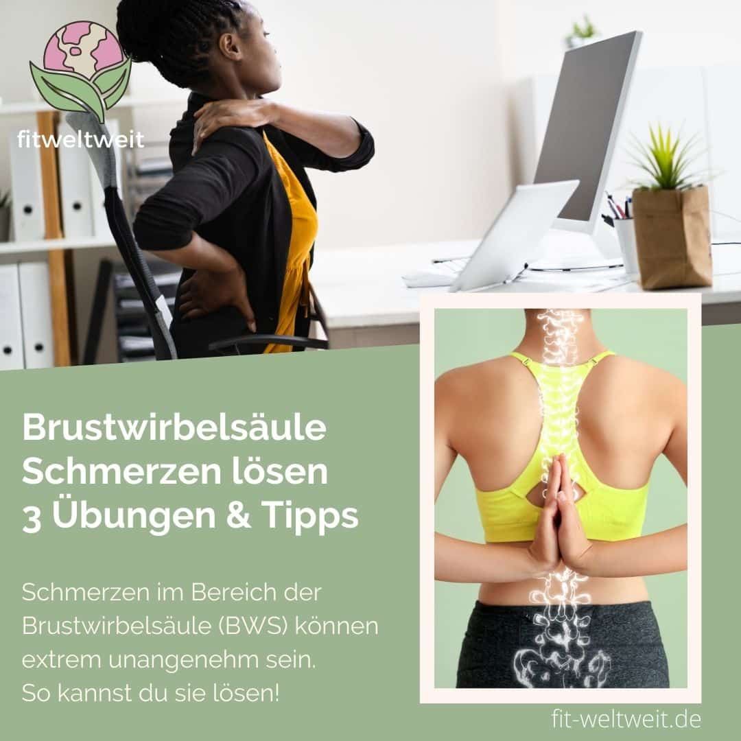 BWS Schmerzen Übungen lösen (Brustwirbelsäule) nach Liebscher & Bracht