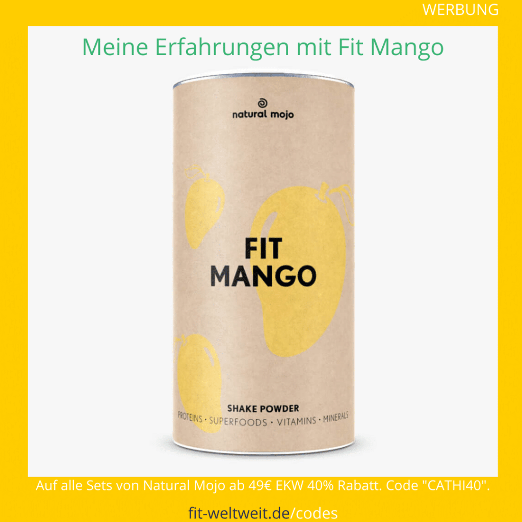 Fit Mango Natural Mojo Erfahrungen Rezepte Fit Mango Natural Mojo Test Mahlzeitenersatz Shake Bewertung