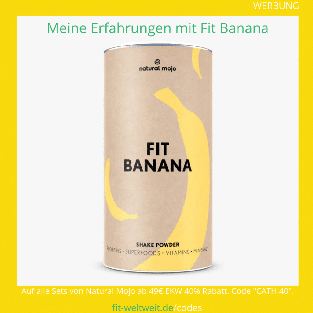 Fit Banana Shake Natural Mojo Produktbild Erfahrungen 2026