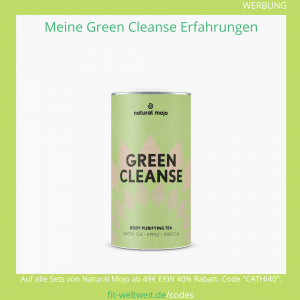 green cleanse tea drink natural mojo tee