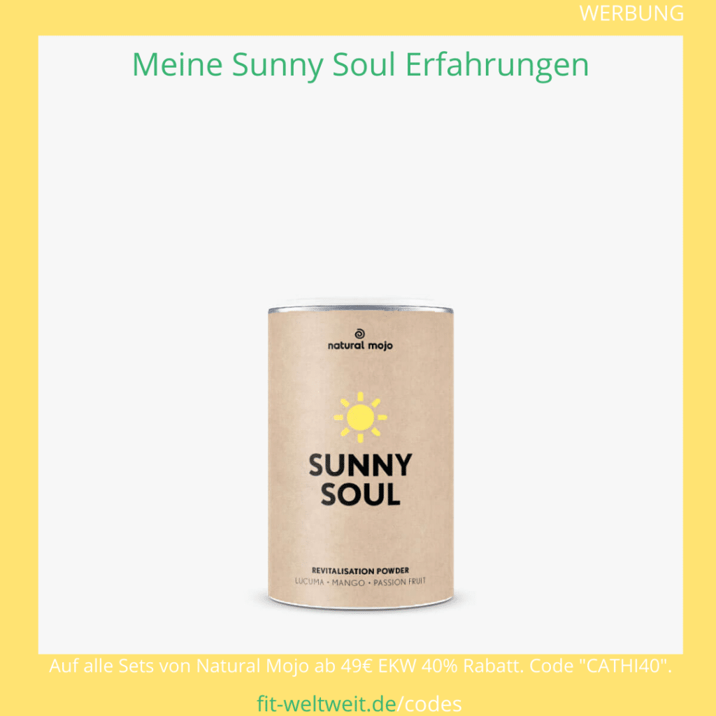 Sunny Soul Drink Natural Mojo Erfahrungen 2026 Superfood Pulver Daily Greens
