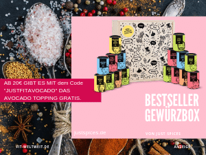 Just Spices Bestseller Gewürzbox Gutschein und Erfahrungen