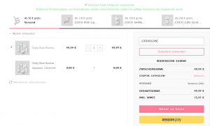 #HelloBody Code Aktion 2019 Aloé Vera Daily Glow Routine Set (Werbung). Perfekt für unreine #Haut, #Hautunreinheiten, #Pickel oder als #Akne Face-Routine. Mein absolutes Lieblingsset von Hello Body (das "Daily Glow Routine" Set) bekommst du mit 50% Rabatt, also 2 Sets zum Preis von einem. 1 Daily Glow Routine Set in den Warenkorb legen, bei Gutscheincode dann den Rabattcode "CATHIGLOW" eingeben: Das zweite Set mit dem Aloé Wash, Tonic, Light und Night wird gratis hinzugefügt. #aloevera #Gesicht #HelloBody Code Aktion 2019 Aloé Vera Daily Glow Routine Set (Werbung). Perfekt für unreine #Haut, #Hautunreinheiten, #Pickel oder als #Akne Face-Routine. Mein absolutes Lieblingsset von Hello Body (das "Daily Glow Routine" Set) bekommst du mit 50% Rabatt, also 2 Sets zum Preis von einem. 1 Daily Glow Routine Set in den Warenkorb legen, bei Gutscheincode dann den Rabattcode "CATHIGLOW" eingeben: Das zweite Set mit dem Aloé Wash, Tonic, Light und Night wird gratis hinzugefügt. #aloevera #Gesicht