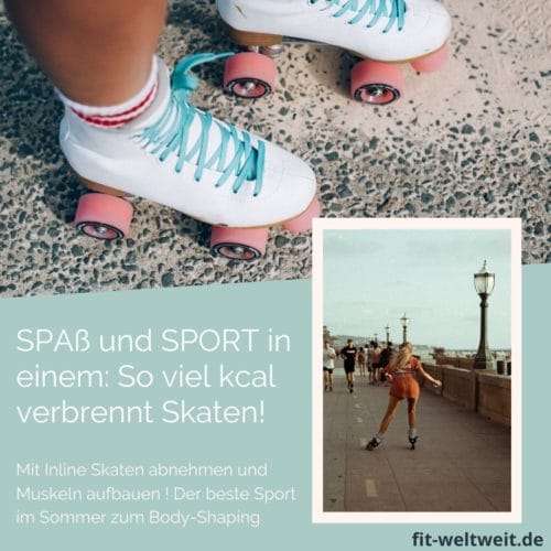 Sport Inline Skaten abnehmen kacal Muskeln aufbauen ! Der beste Sport im Sommer zum Body-Shaping
