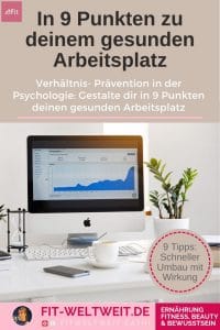 Gesunden Arbeitsplatz gestalten zu Hause