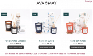 AVA MAy Bath Body Sets
