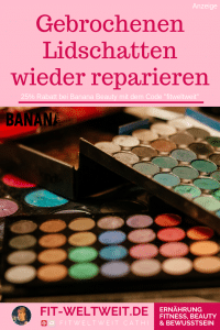 #LIDSCHATTEN #REPARIEREN #BANANABEAUTY #EYESHADOW #IDEEN #Beautyblog So kannst du einen kaputten Lidschatten wieder reparieren, gebrocheneren Lidschatten reparieren mit dieser einfachen Methode. Meine #Erfahrung mit den 4 Eyeshadow Paletten von Banana Beauty (Werbung) und meine #Erfahrungen der 32 Lidschatten Farben. Wenn dir der Lidschatten runterfällt und kaputt geht, was das? Wie kannst du Lidschatten wieder reparieren? Eyeshadow reparieren, dass er wie neu aussieht. #BEAUTYTIPP #MAKEUPTIPP