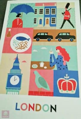 LONDON Postkarten Sehenswürdigkeiten