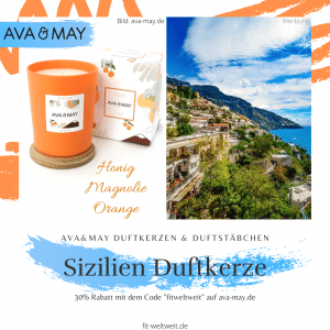 Ava&May Sizilien Duftkerze Erfahrung Italy