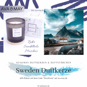 Kerze Ava May Sweden große Duftkerze