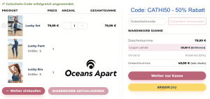 Oceans Apart Rabatt Code 50 Coupon Gutschein