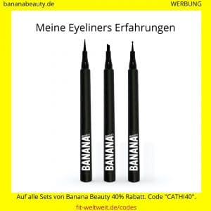Banana Beauty Erfahrungen Eyeliners fitweltweit