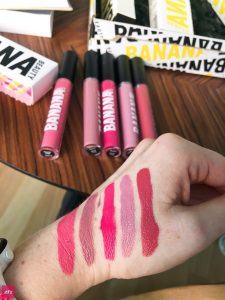 BANANA BEAUTY SWATCHES Liquid Lipssticks Erfahrungen Boho Set