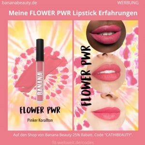 Liquid Lipsticks Banana Beauty FLOWER PWR ERFAHRUNG Boho Vibes Set