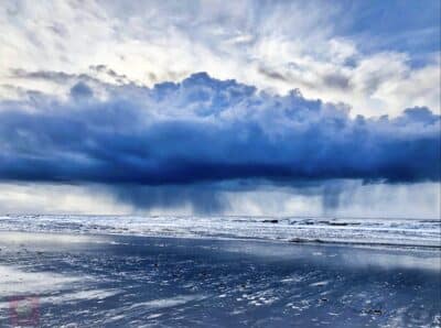 Nordsee Meer Strand von Blåvand Dänemark Hygge