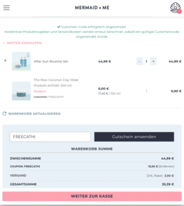 Mermaid Me 40% Set Gutschein Rabatt 50% Rabatt Code