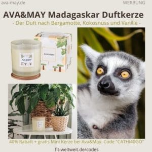 MADAGASKAR Indian Ocean große Duftkerze AVA and MAY Erfahrung