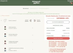 SKINGOOD GARDEN CODE 30% GUTSCHEIN SET CREATOR 40% RABATT