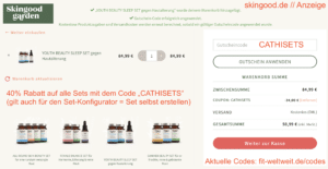 Skingood Garden 40% - 50% Rabatt Gutschein Code November 2022