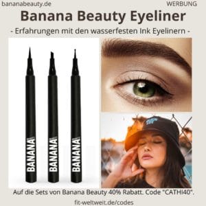 Banana Beauty Erfahrungen Eyeliner schwarz farbig Unterschiede