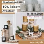AVA and MAY Code November 2020 60% Rabatt