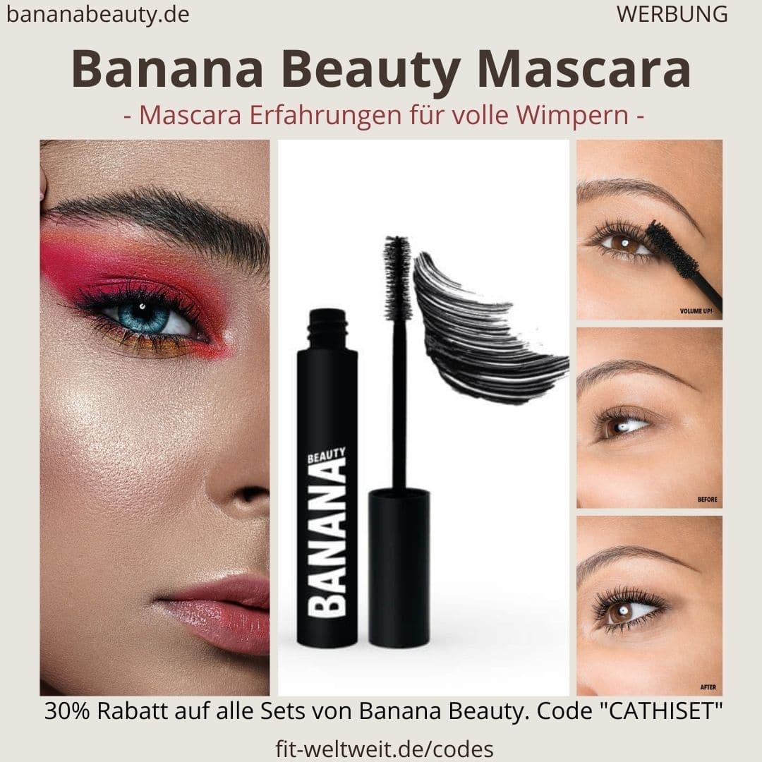 Banana Beauty Mascaras Erfahrungen Review Unterschiede Wimperntuschen im Test