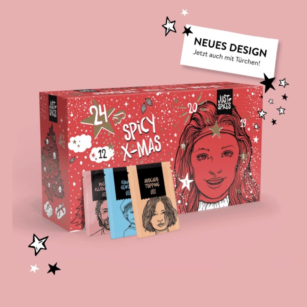 JUST SPICES ADVENTSKALENDER 2022 (klein & groß) Inhalt + Rabatt
