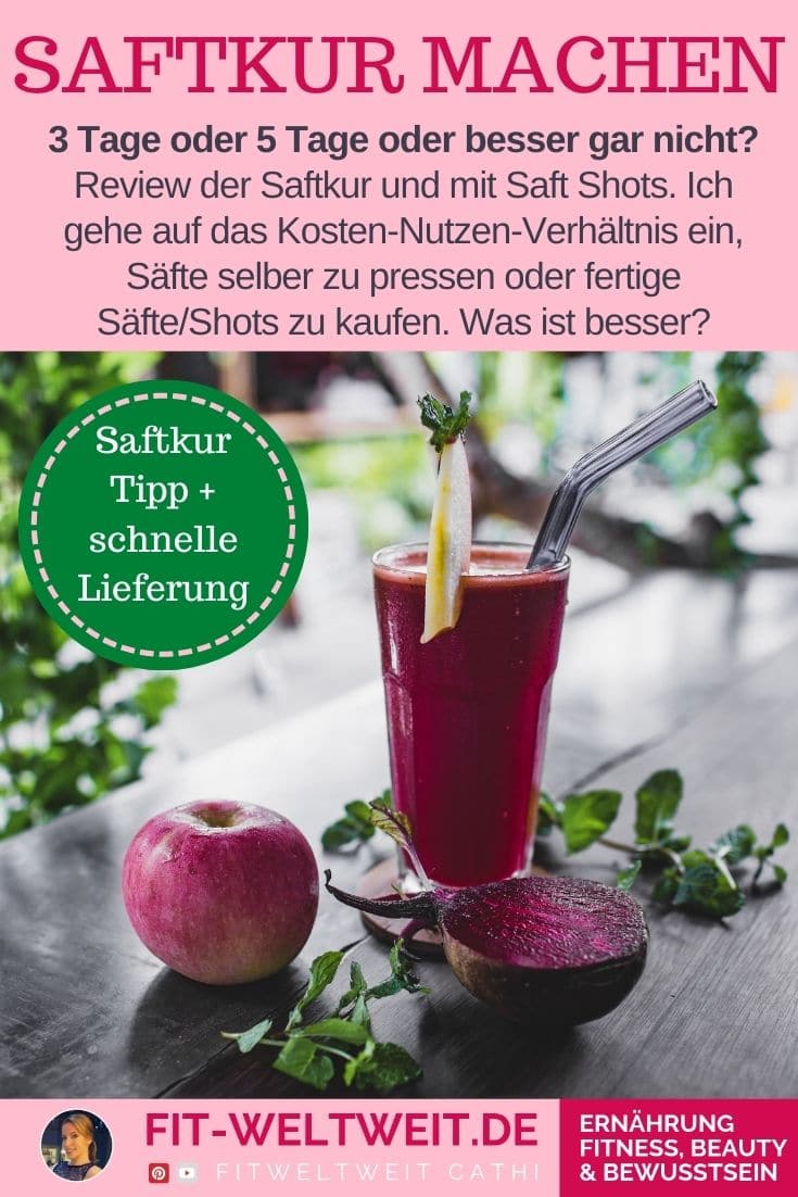 SELLERIE SAFTKUR MACHEN 3 Tage 5 Tage Gutschein Code gratis Säfte Shots