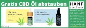 CBD Öl gratis testen Hangfgeflüster Rabatt Code Gutscheincode