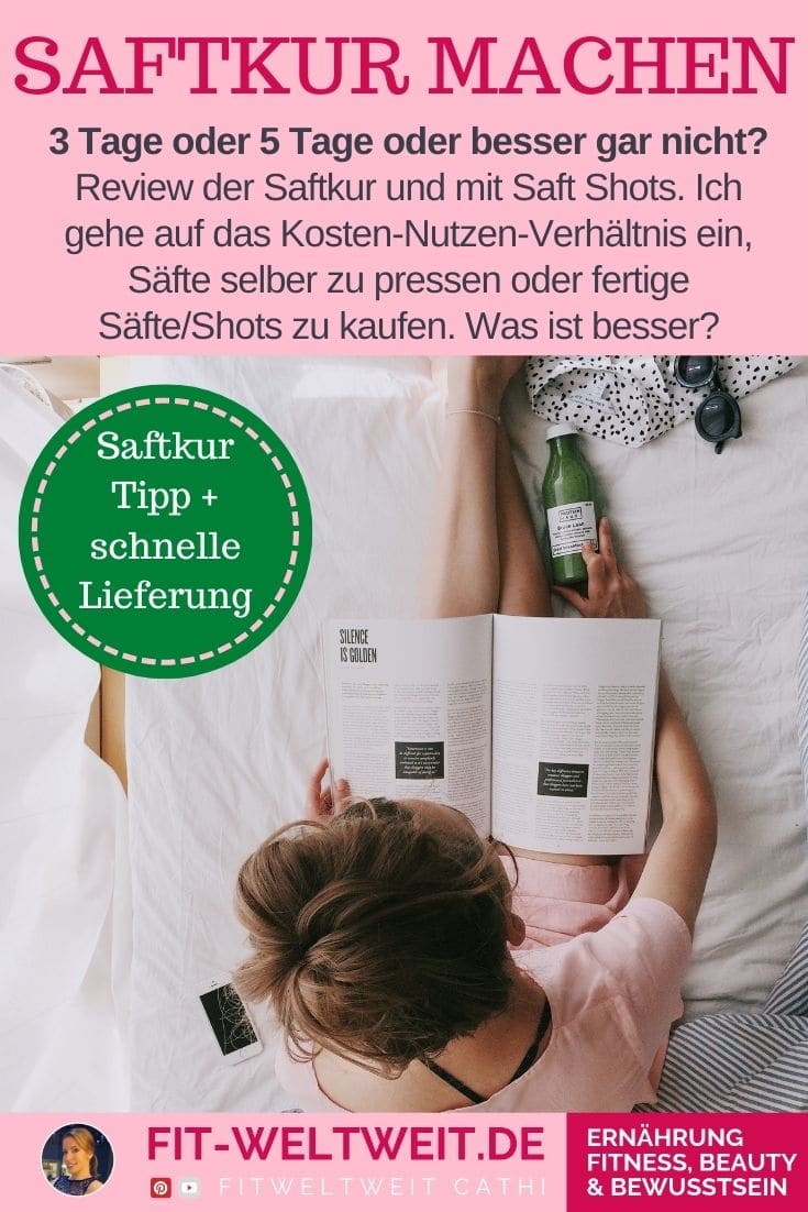 SAFTKUR MACHEN 3 Tage 5 Tage Gutschein Code gratis Säfte Shots