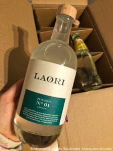 Verpackung Versand LAORI JUNIPER Erfahrungen 500ml alkoholfrei