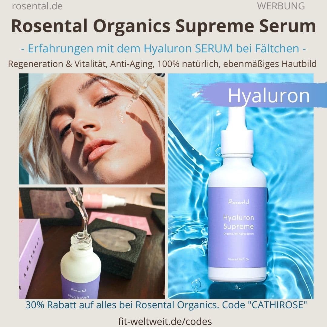 Rosental Organics Supreme Serum Erfahrungen Hyaluron