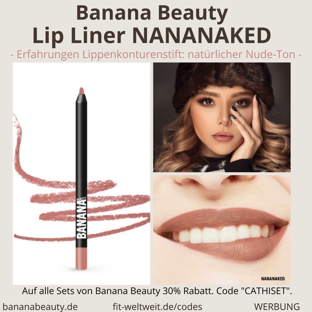 Banana Beauty Lip Liner NANANAKED Erfahrungen Lippenkonturenstift natürlicher Nude Ton