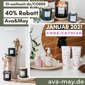 Banner Ava and May Januar 2021 40% Rabatt im Shop