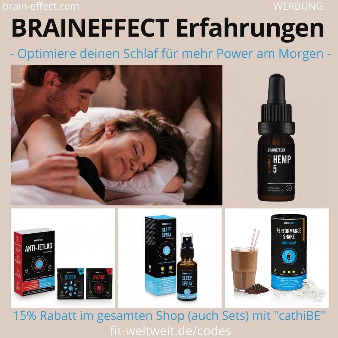 Braineffect Erfahrungen Sleep Melatonin Spray Kapseln Shake