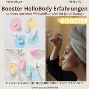 Erfahrungen Booster Hello Body hochkonzentriert Wirkstoffkomplex Wirkung Bewertungen