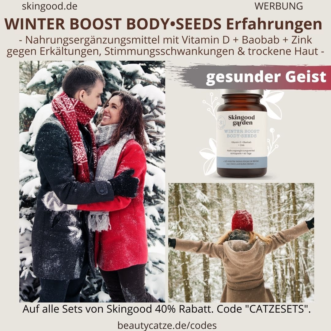 Erfahrungen WINTER BOOST Body Seeds Skingood Garden Erfahrungen gesunden Körper Geist Winter