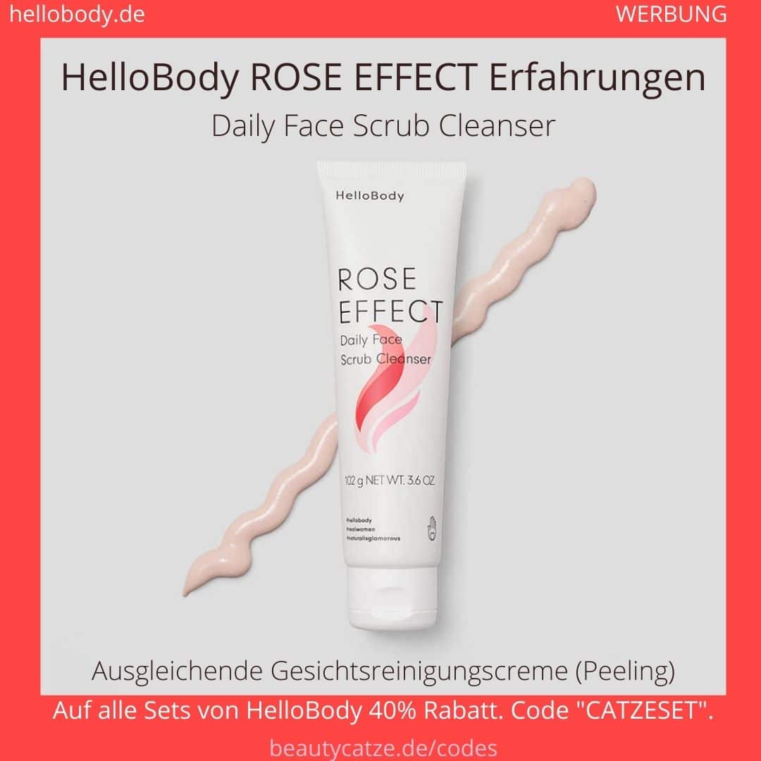 Hello Body ROSE EFFECT Erfahrungen Peeling Creme Anwendung Bewertung Hello Body ROSE EFFECT Erfahrungen Peeling Creme Anwendung Bewertung