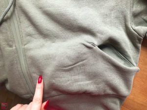 ZIP Hoody vorne Größe der Taschen FEEL GOOD Collection by OCEANS APART